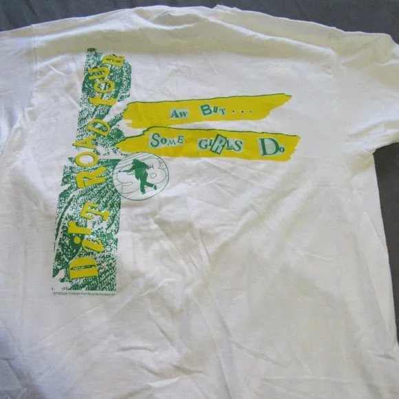 Mens Vtg Sawyer Brown Dirt Road Tour Concert T Shirt Sz XL